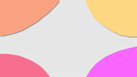 2d background animation of colourful stains transition and drop shadow effect. V Stock Footage 300987736