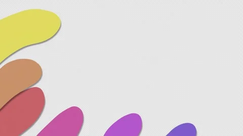 2d background animation of colourful stains transition and drop shadow effect. V Video stock 300988614