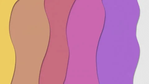 2d background animation of colourful stains transition and drop shadow effect. V Video stock 300989101