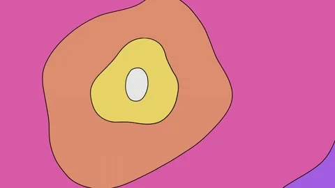 2d background animation of colourful stains transition. Video clip with alpha ch Video stock 300990566