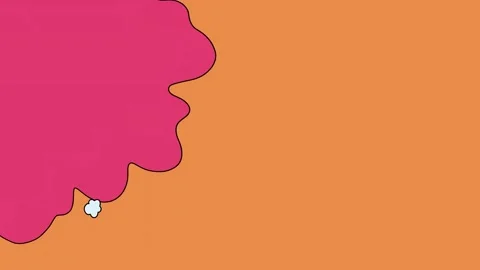 2d background animation of colourful stains transformation and transition. Video Video stock 301042022