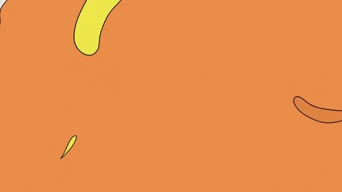 2d background animation of colourful stains transformation and transition. Video Video stock 301042303