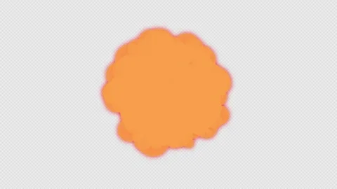 2D Boom Explosion (Alpha Channel) 4K Stock Footage 303407693