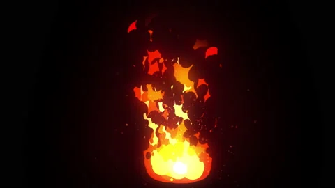 2d Burning Stock Footage 134616976