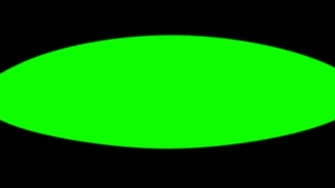 2d Cartoon object with 4K  30 fps space stare green background Video stock 265148951