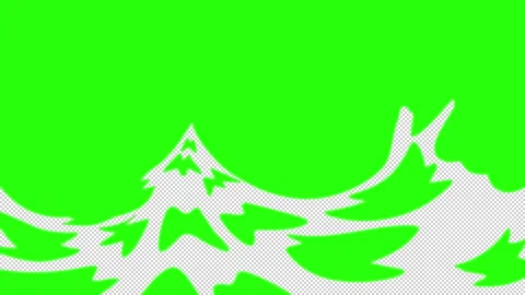 2d cartoon poly, liquid, smoke, animation alpha channel transparent green screen Stock Footage 235543713