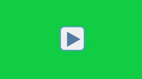 2d cartoon of refresh symbol on green background, reload. Stock Footage 296634834