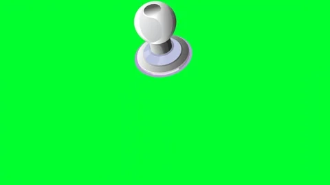 2d Cartoon Stamps animation on green screen. Seal stamp on Chroma key. Stock Footage