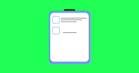 3D Checklist Stock Footage ~ Royalty Free Stock Videos | Pond5