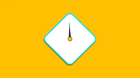 2d classic analog clock Stock Illustration