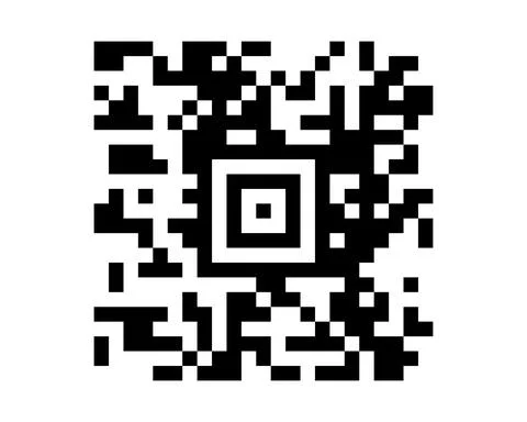 2D code pattern on isolated background. Code sample イラスト素材