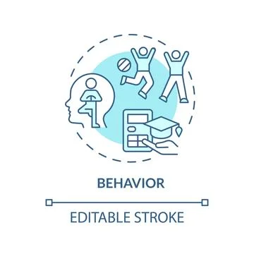 2D customizable behavior line icon concept イラスト素材