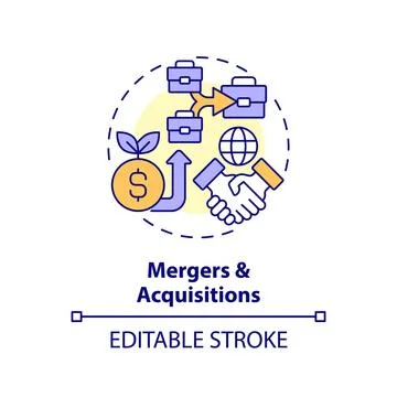 2D customizable FDI icon concept Stock Illustration