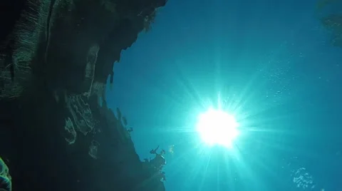 2D dive into water 2 Stock Footage 40751884