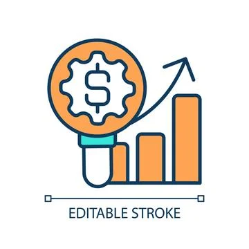 2D editable simple thin line copycat layoffs icon Stock Illustration