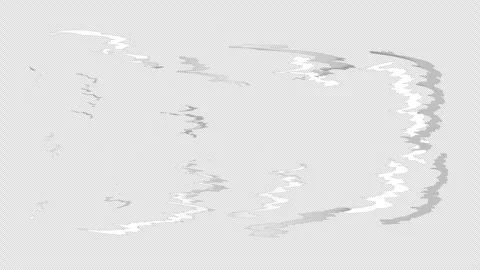 2D Effect of a Smoke Shockwave from an Anime-Style Explosion Stock Footage 341786970