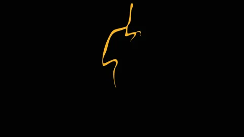 2d Electricity Cartoon FX Pack 4K 10 Shape Elements and Liquid Elements. Drag Stock Footage 92079249