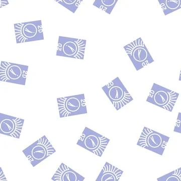 2d eyelashes glyph seamless pattern Stockillustratie
