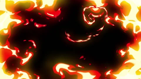 2D fire fractal loop animation Stock Footage 146072713