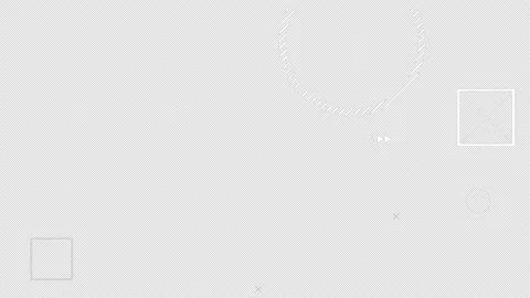 2D flat design abstract black and white geometric shapes motion graphics element Stock Footage 159116770