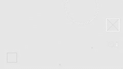 2D flat design abstract black and white geometric shapes motion graphics element Stock Footage 159116779