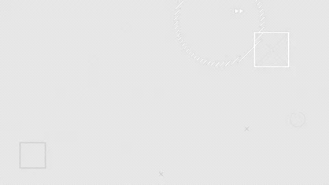 2D flat design abstract black and white geometric shapes motion graphics element Stock Footage 159117343