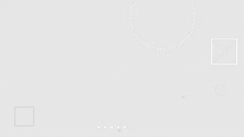 2D flat design abstract black and white geometric shapes motion graphics element Stock Footage 159117349