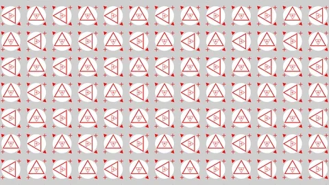 2D Flat Design Minimal Geometric Pattern Stock Footage 119880732