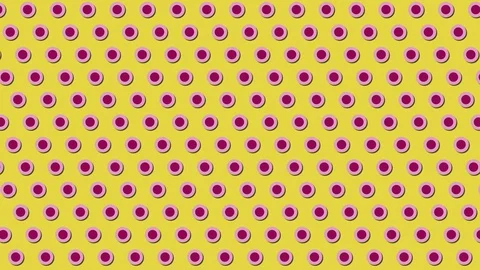 2D Flat Design Pattern With Circle Elements Stock Footage 123276464