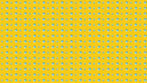 2D Flat Design Pattern With Fun Circle Elements Stock Footage 119215973