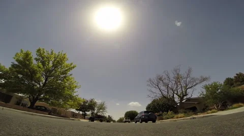 2D ford focus drive over camera Stock Footage 40735019