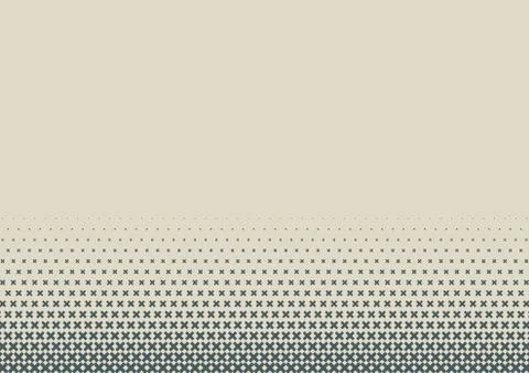 2D Geometric Two Colors Cross Halftone Pattern Stock Illustration