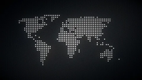 2d globe; world 2d; africa, america, asia, tech, technology, travel, web, world Stock Footage 115497987