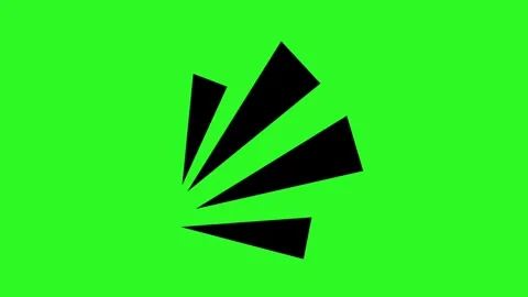 2D graphic burst animation. Stock Footage 315349294