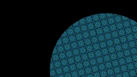 2D graphic pattern that rotates clockwise and then anticlockwise, in 4K. Stock-Footage 112215921