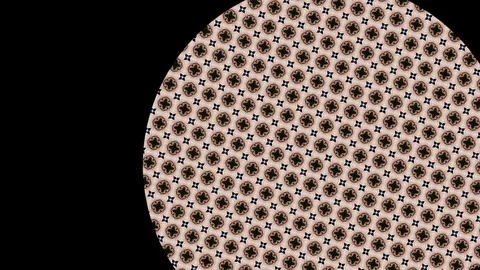 2D graphic pattern that rotates clockwise and then anticlockwise, in 4K. Stock-Footage 112237583
