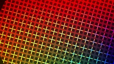 2D graphic pattern that rotates clockwise and then anticlockwise Stock Footage 112605294