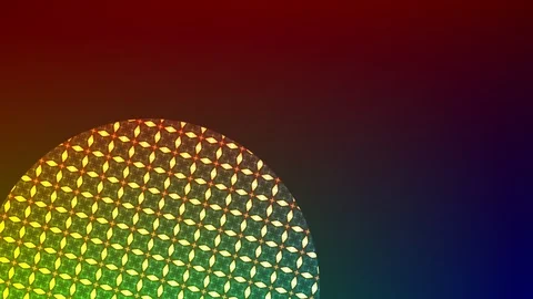 2D graphic pattern that rotates clockwise and then anticlockwise Stock Footage 112605851