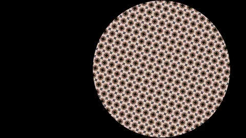 2D graphic pattern that rotates counterclockwise, in 4K. Video stock 112216219