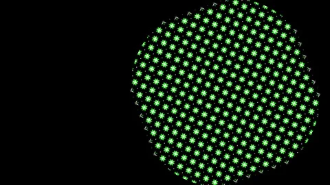 2D graphic pattern that rotates counterclockwise, in 4K. Vídeo Stock 112238674