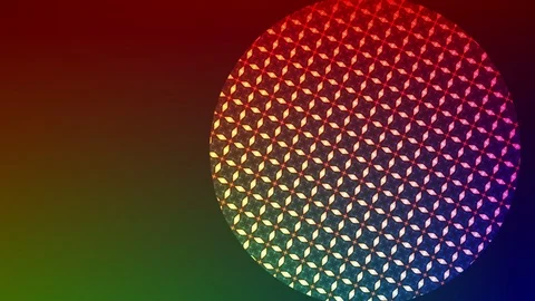 2D graphic pattern that rotates counterclockwise Stock Footage 112606265