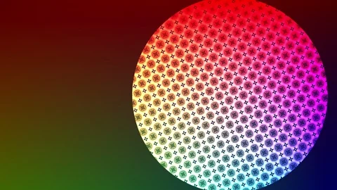 2D graphic pattern that rotates counterclockwise Stock Footage 112606530