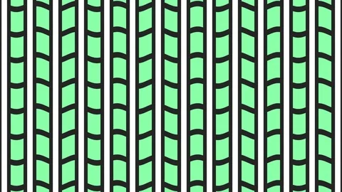 2D graphic video pattern with a horizontal wave effect that moves to the left Video stock 114821194