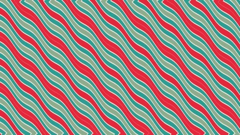 2D graphic video pattern with a horizontal wave effect that moves to the left. Video stock 117406949