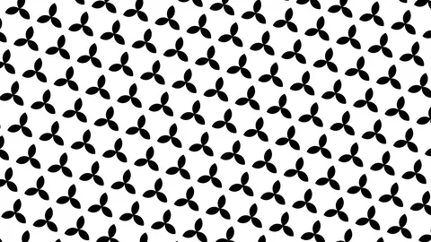 2D graphic video pattern that moves to the lower right with zoom. Video stock 117031825