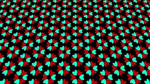 2D graphic video pattern that tilts up and moves, in 4K 16:9 format Stock Footage 112928914
