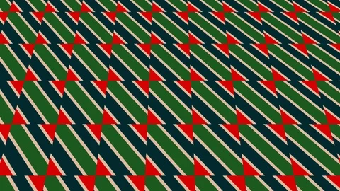 2D graphic video pattern that tilts up and moves, in 4K 16:9 format Stock Footage 114967806