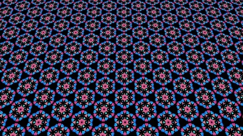 2D graphic video pattern that tilts up and moves, in 4K 16:9 format Stock Footage 122835798