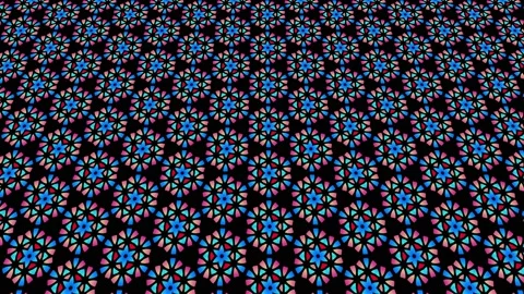 2D graphic video pattern that tilts up and moves, in 4K 16:9 format Stock Footage 131769191