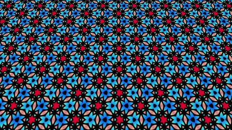 2D graphic video pattern that tilts up and moves, in 4K 16:9 format Stock Footage 132175379